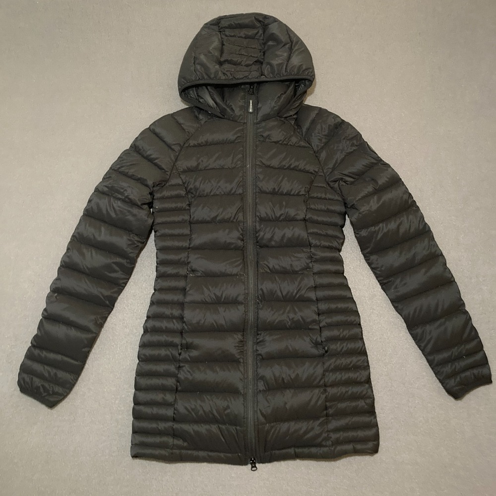 Canada Goose Brookvale Hoody Women's XS Black Down Jacket 5502LB Made in Canada